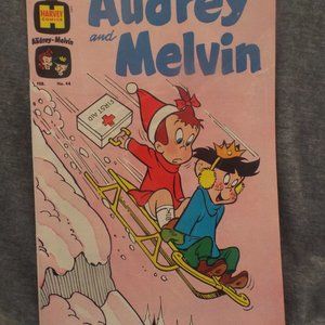 Vintage 1970 Little Audrey and Melvin #44 Harvey Comic Book Bronze Age